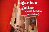 Cigar Box Gitarre mit Hidden Whisky Mini-Bar