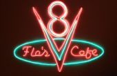 Flos V8 Café Zeichen