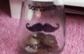 "Berühren Sie nicht meine Stache" Geld Jar