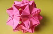 Modulare Origami Einheit anhand der Dreieck-Box