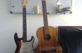 Die einzelnen PVC-Gitarrenständer