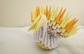 Modulare Origami | Mini-gefedert-Tail Pfau | 139 Pieces
