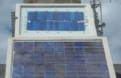 Bauen ein Solar-Panel, 2 Glasscheiben Stil. 