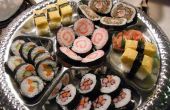 Sushi Platte ziemlich