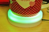 WiFi gesteuert Kaffee COASTER mit Farbe wechselnden Temperatur Anzeige LED