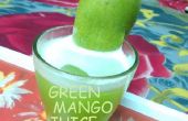 Machen Sie einen grüne Mango-Saft