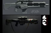 Rail Gun Waffe Prop Fertigung - Nerf Mod