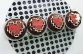 Zelda Herz Container Cupcakes