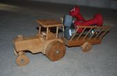Unzerstörbar Holzspielzeug Traktor