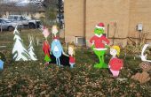 DIY-Sperrholz Christmas Yard Art Feiertagsdekorationen