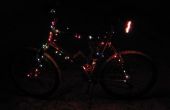 Urlaub-Fahrrad: Wie man Weihnachtsbeleuchtung auf Ihr Fahrrad laufen