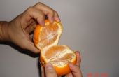 (Saubersten) am einfachsten öffnen Sie eine Orange