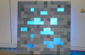 2'x 2' glühende Minecraft Erz Nachtlicht