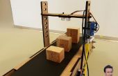 Zählen von Objekten mit Arduino und Ultraschall-Sensor auf einem Förderband Produktion