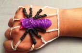 Spider Rubber Band Armband: Keine Rainbow Loom benötigt