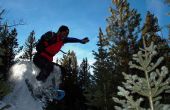 Freestyle-Schneeschuh Boulder springen
