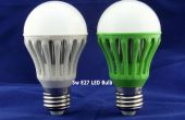 Neue Design-Kunststoff 5W E27 LED-Lampe