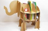 Handgemachte Bücherregal in Elefanten-Form