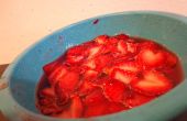 Einfache Erdbeer-Sauce (mazeriert Erdbeeren)