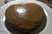 Einfache Schokoladen Herz Kuchen