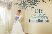 DIY-Schmetterling-Installation (Hochzeit Dekor)