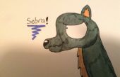 Wie zeichne Sebra der Hund