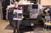Haas CNC-Drehmaschine Kostüm, mit Kühlmittel Spill! 
