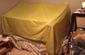 Wie man ein Bett Fort mit Papier und Büromaterial zu bauen
