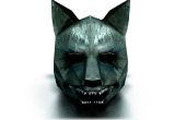 DIY 3D Wolf-Papier-Maske