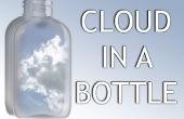 Wolke in einer Flasche
