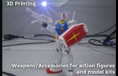3D Drucken Waffen/Zubehör für Action-Figuren und Modellbausätze