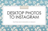 Download Fotos vom Desktop auf Instagram
