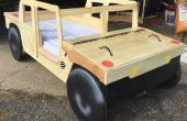 Humvee Kleinkindbett mit Spielzeugkiste