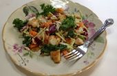 Grünkohl-Süßkartoffel und Chicken Salat