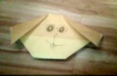 Origami-Hund-Gesicht