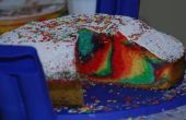 Regenbogen-Marzipan-Kuchen