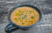 Souper einfach Braten Tomaten, Knoblauch und Basilikum Suppe