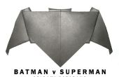 Superman Batman V: Origami Batarang