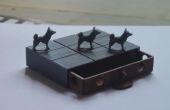 Komplettes Spiel mit 3d Drucker, gedruckt in Box mit Schachfiguren (Box ist Spielbrett)