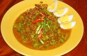 Thai geflügelte Bohnensalat (Yum Tua Ploo)