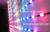Flexible LED-Streifen, LED-Pixel-Punkt für Gebäude-Fassade, Architektur Werk Direktkontakt zu verkaufen: kallen@huasun-tech.com