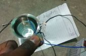 Wasserstand Indikator Schaltung mit Transistor Papier Papier