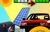 Solar-Auto-Ladegerät im Dashboard