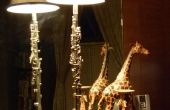 Klassische Klarinette Lampe