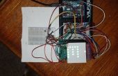 Arduino 8 x 8 RGB LED Matrix Controller mit 4 Schieberegister und Temperatursensor