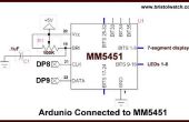 Arduino mit LED-Display-Treiber, MM5451