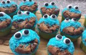 Einfach Cookie Monster Muffins