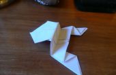 Origami Frösche springen