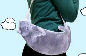 Handtasche aus Katze Bild gemacht