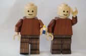 Riesigen hölzernen Lego-Männer